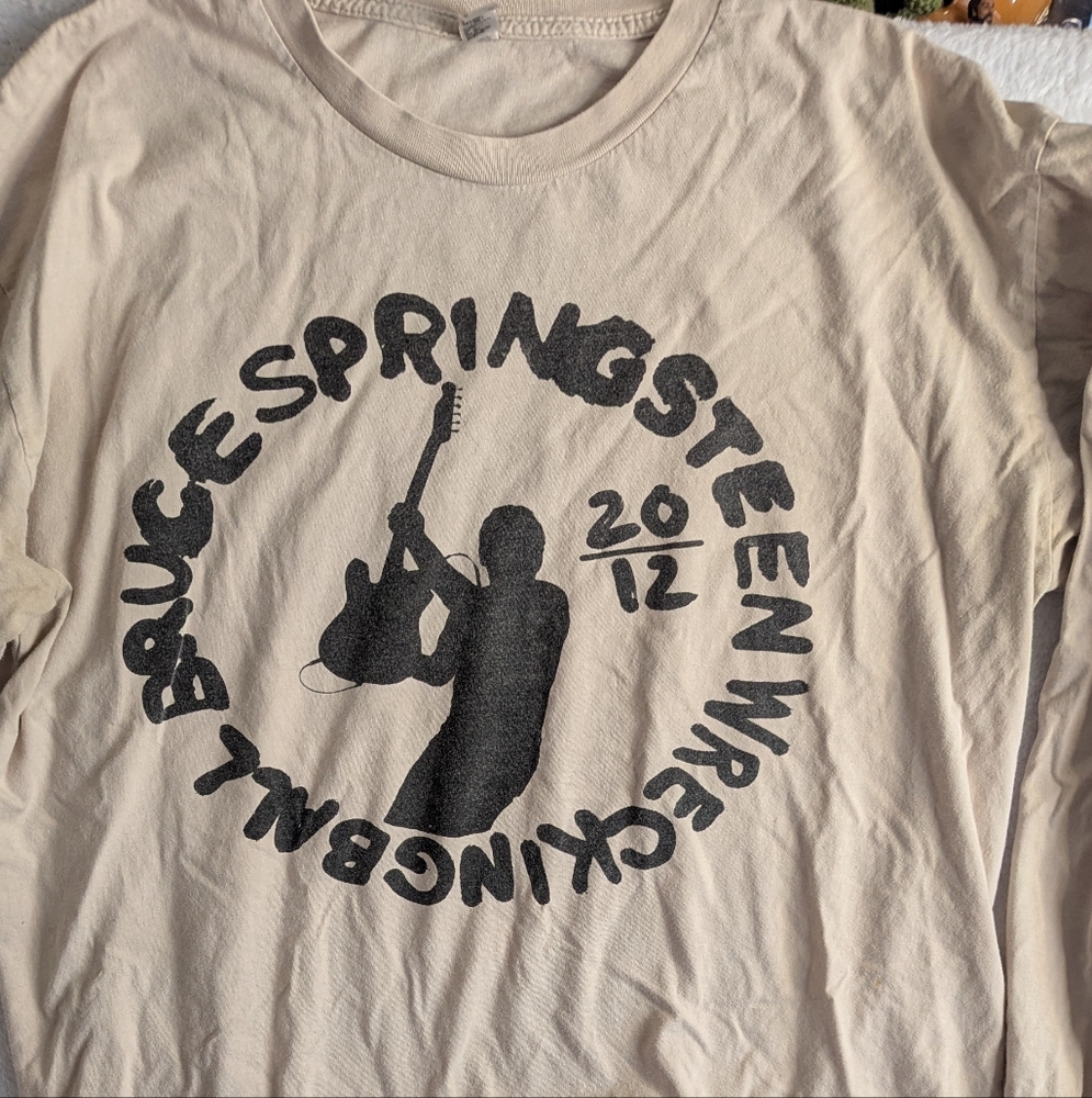 Bruce Springsteen 2012 Wrecking Ball Tour Concert Long Sleeve Tee Shirt XL